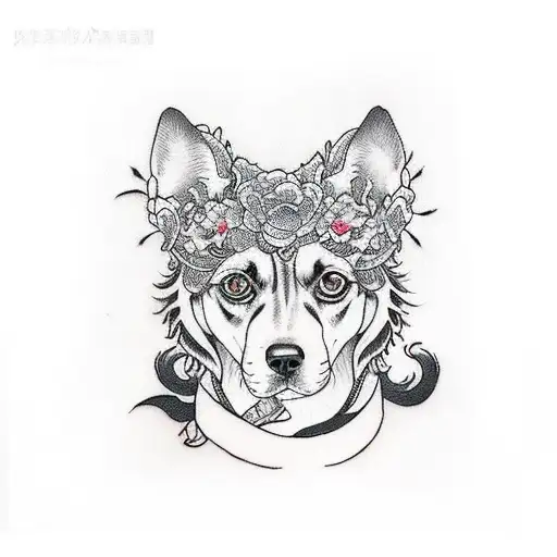 Love House Couple Dog Wedding