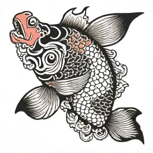 Japanese Coy Fish Jamaican Colors