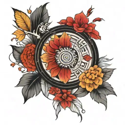 Indian Wheel Of Life