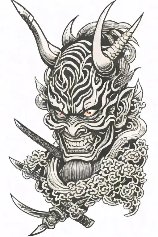 Oni Mask Katana