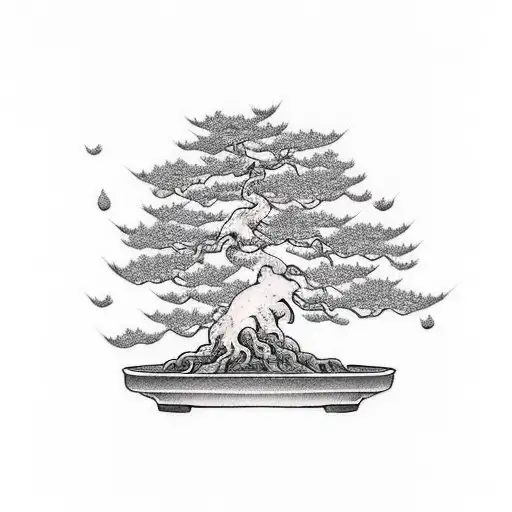 Bonsai Tree With Names