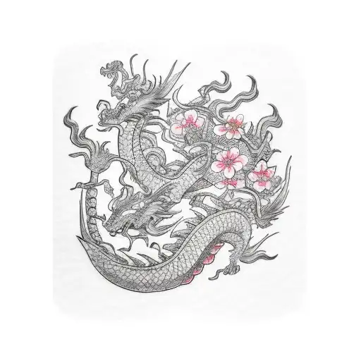 A Dragon Cherry Blossom