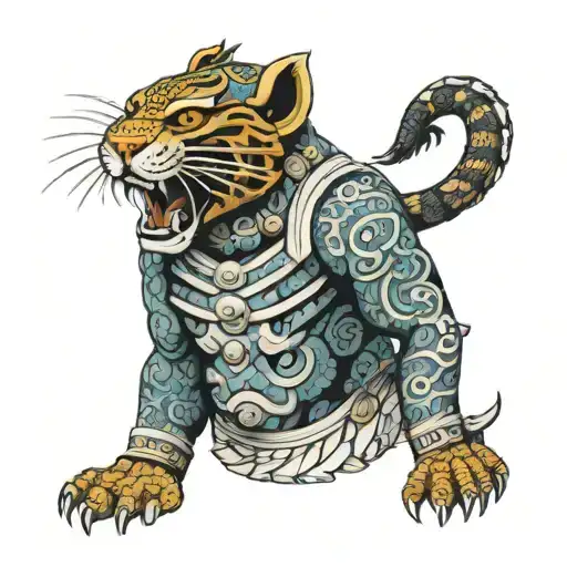 Aztec Jaguar Warrior