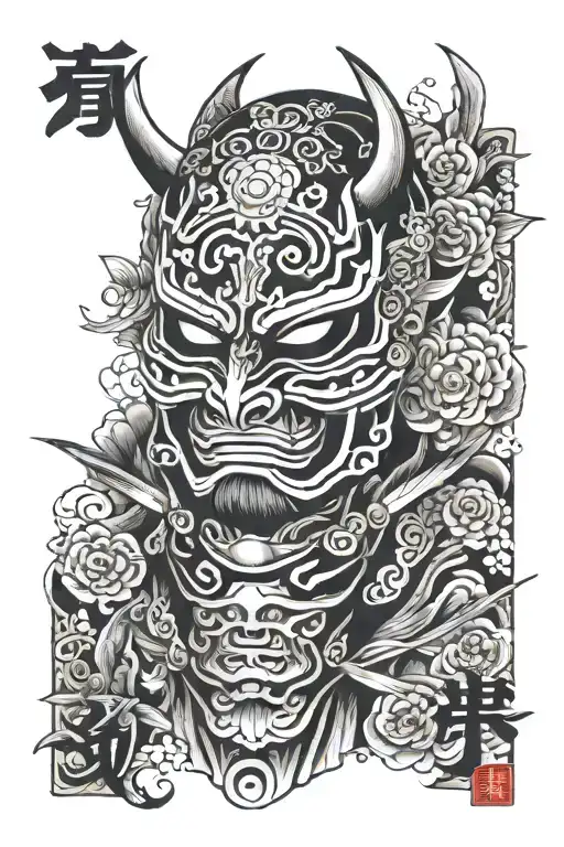 Warrior Mask Surrounded