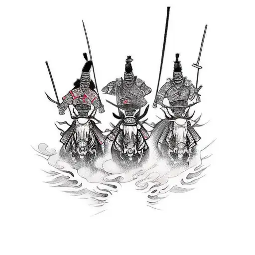 Four Samurai Apocalypse Riders