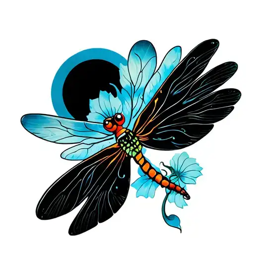 Dragonfly Flying