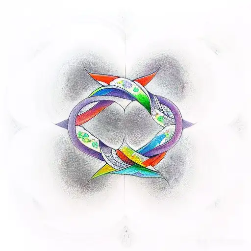 Infinity Symbol With Spiritual Draw