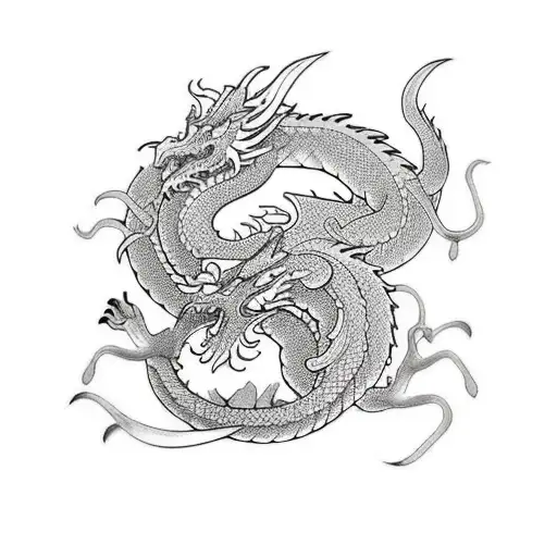 Minimalistic Dragon