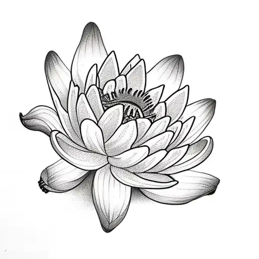 Larkspur Water Lilly And Chrysanthem Full Sleeveum Flower