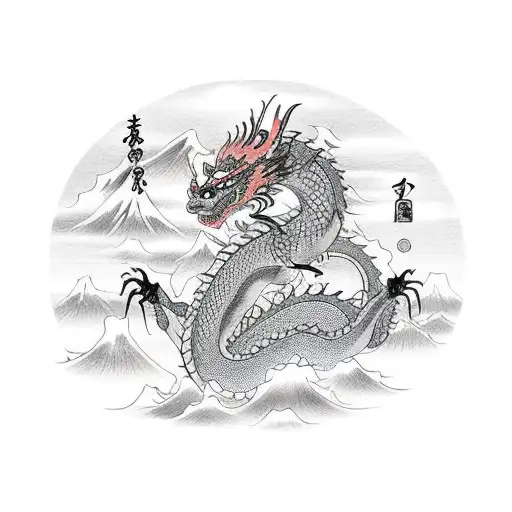 Dragon Coming Down Mountain