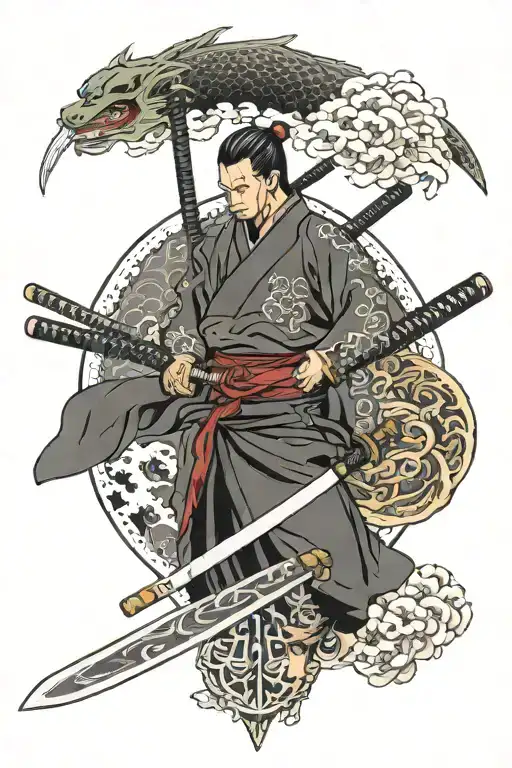 Katana And Wakizashi Swords