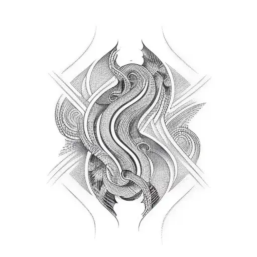 Abstract Waves Black