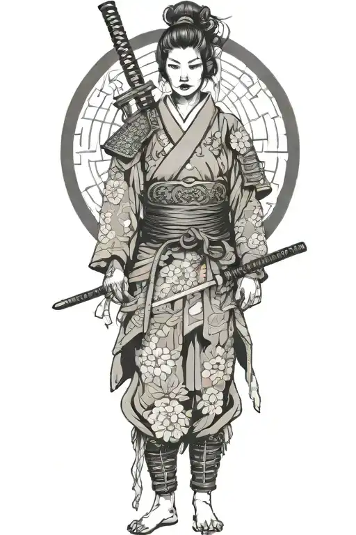 Woman Samurai Warrior