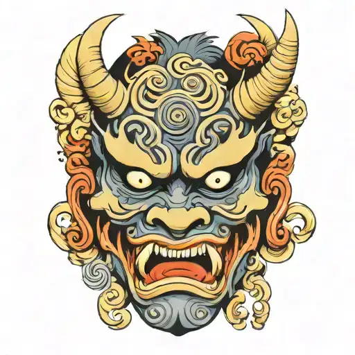 Oni Demon Mask