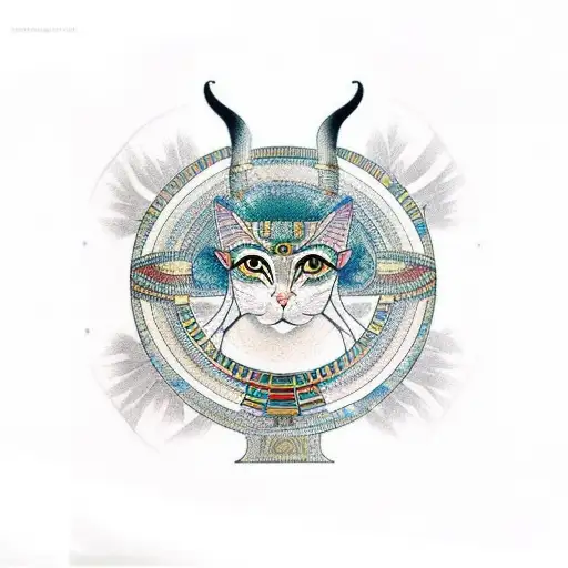 Egyptian God Bastet Sleeve