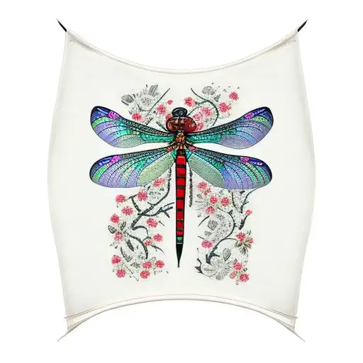 Arm Sleeve Featuring Dragonfly