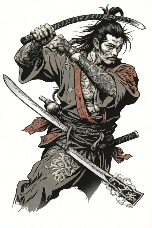 Warrior Wielding A Sword