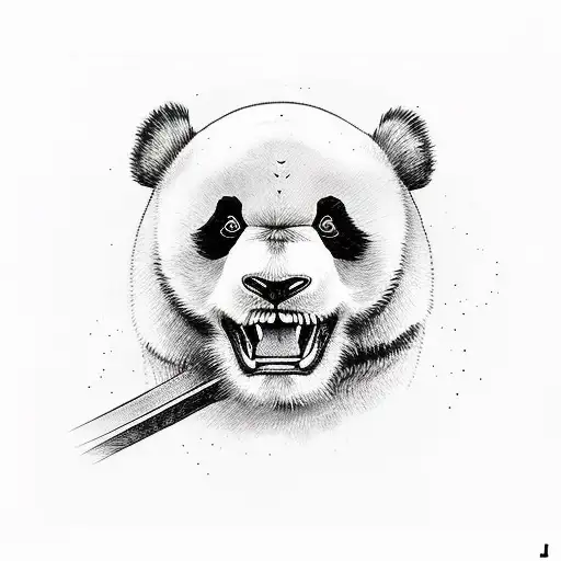 Panda With Sword