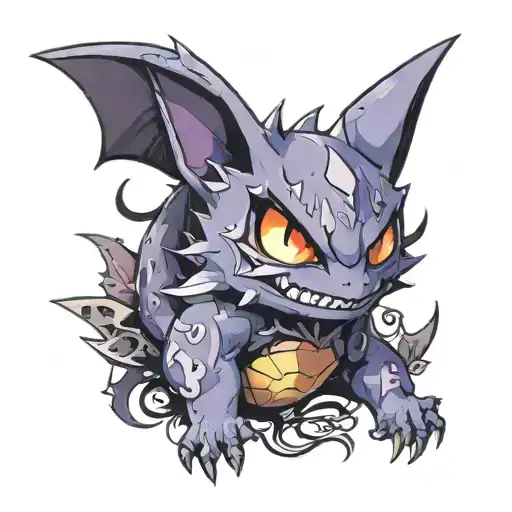 Pokemon Sableye Using Shadow Sneak To Control Decomposing Gengar Using A Shadow Pupper