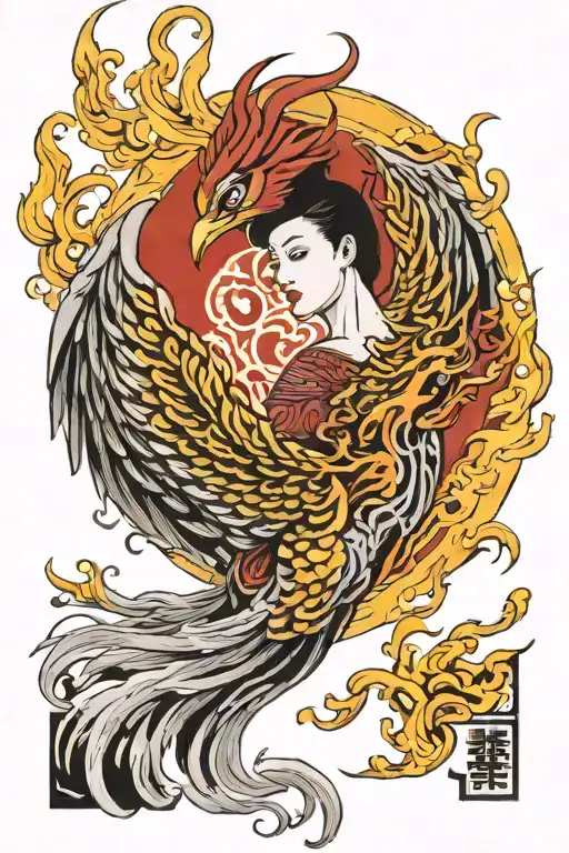 Phoenix Rising From The Ashes