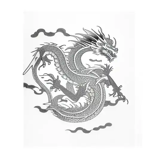 Dragon And Lightnings