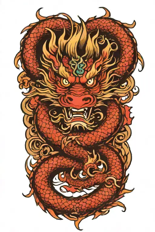 Dragon In Colour