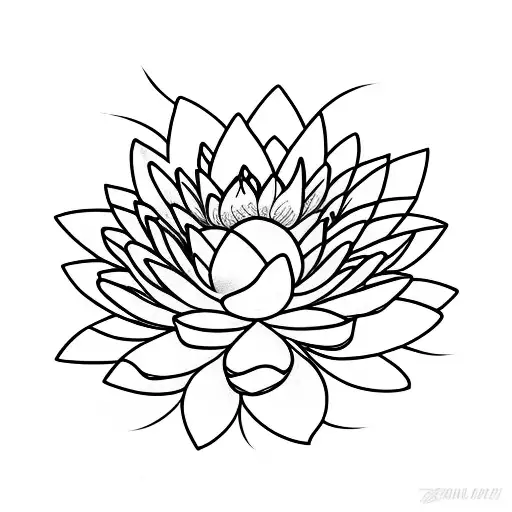 A Butterfly Resting On A Blooming Lotus Flower