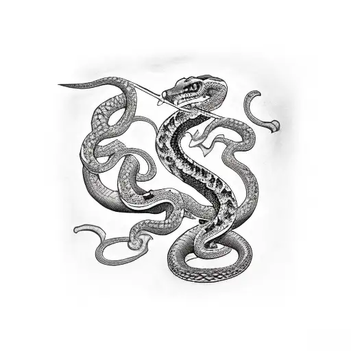 Sword With Snake