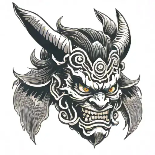 Samurai Susanoo Oni Mask