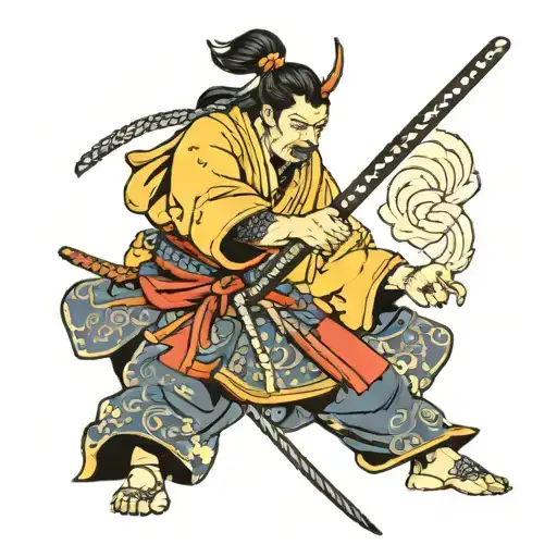 Samurai With Bow