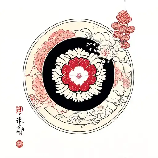 Ikigai Symbol Forearm Tattoo Design Combining Elements