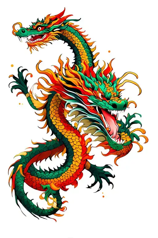 Neo Tribe And Dragon