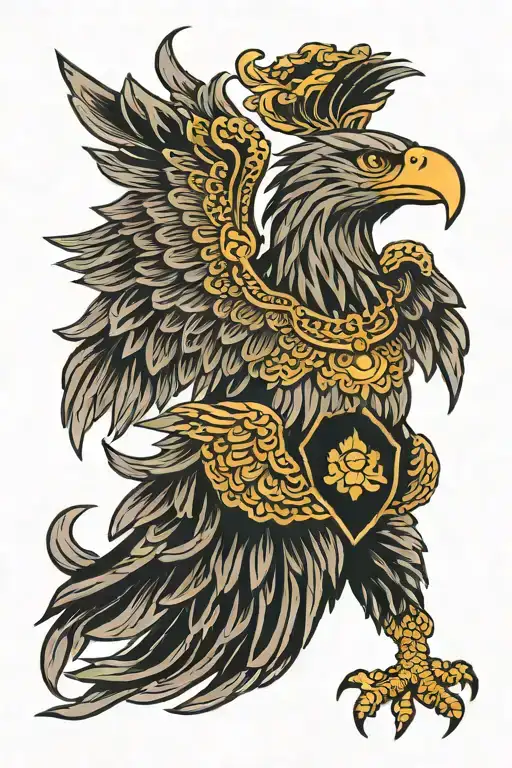 Regal Eagle Coat Of Arms