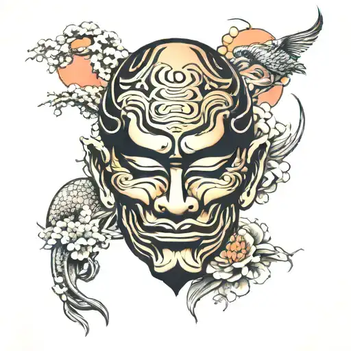 Just Mask Admiring A Sunset