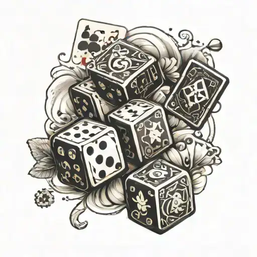 Casino Dices And Cards