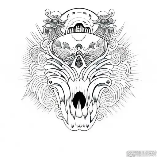 Skull Aliens Groove Stoner