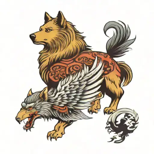 Wolf And Eagle Bear Buffalo Horse
