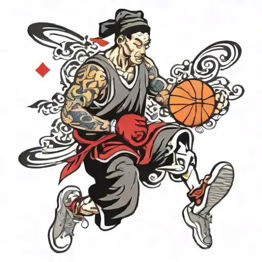 Basketball And Chef And Box Gloves