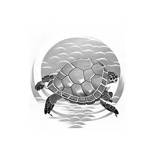 Turtle Japanese Kanji