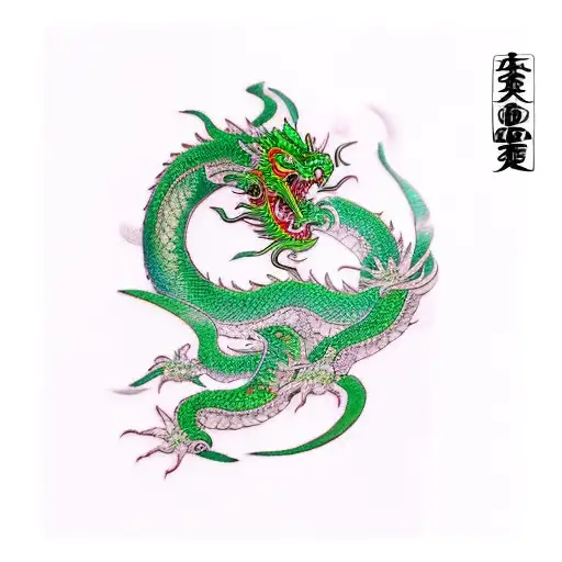 Green Chinese Dragon