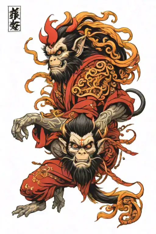 Monkey King And Pogoda Ducha Made