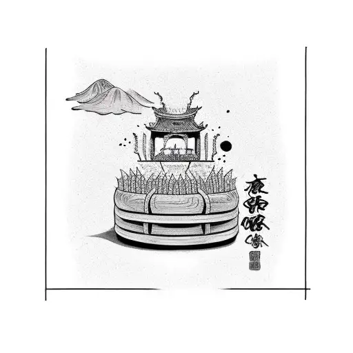 Wooden Bench With Brick Wall Ad Background