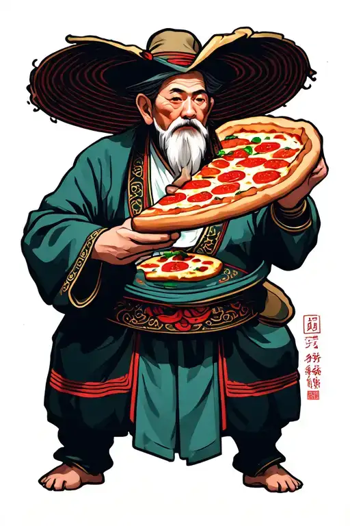 Pizza Meaningful Grandpa