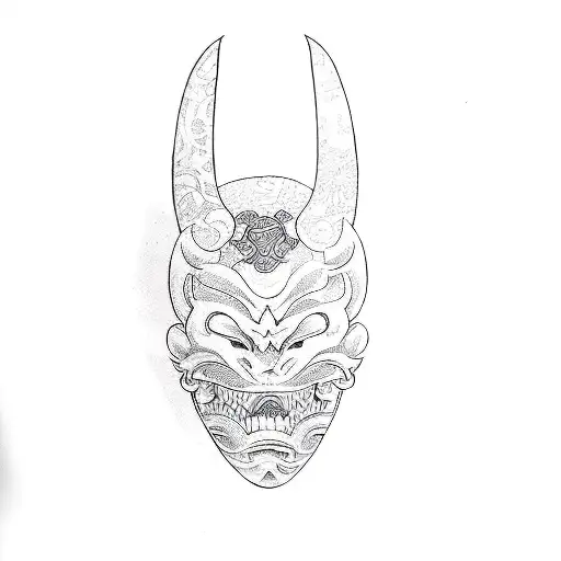 A Demon Mask