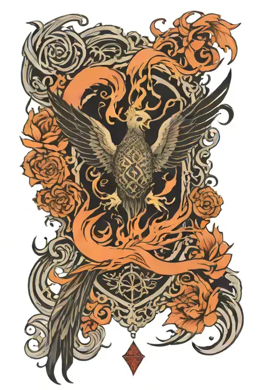 Deathly Hallows With Phoenix