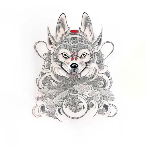 Japanese Mythologic Dog