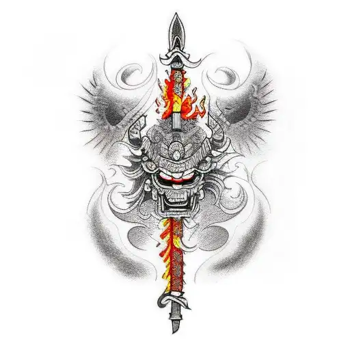 Divine Flaming Sword