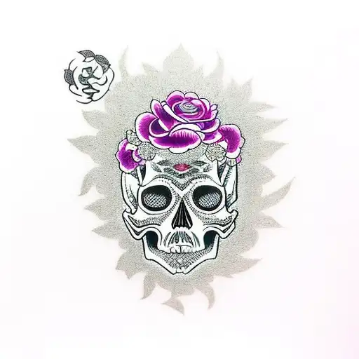 Skull And Roses