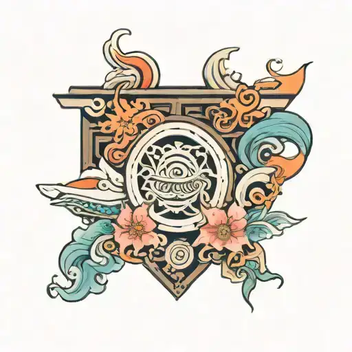 Color Funnel On Chest Piece