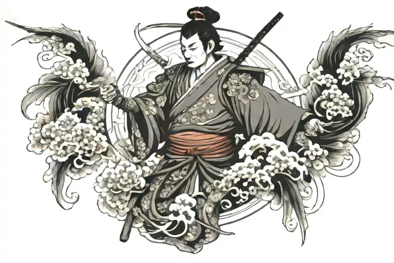 Samurai And Geisha